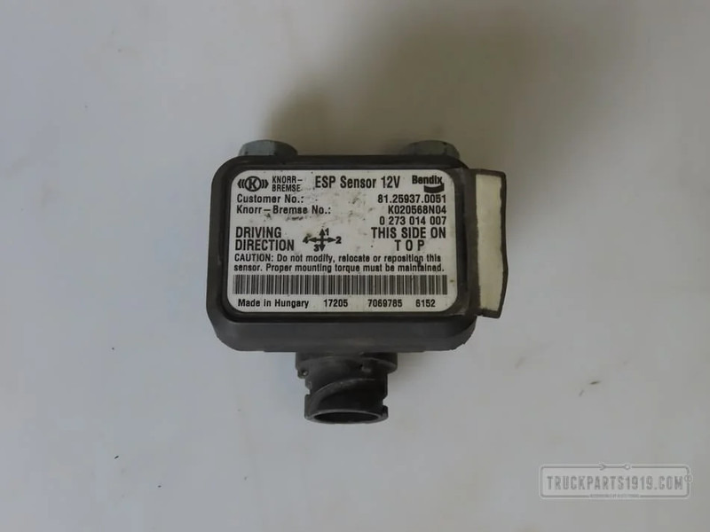 KNORR-BREMSE Electrical System ESP sensor MAN - Sensor for Lastebil: bilde 1 KNORR-BREMSE Electrical System ESP sensor MAN - Sensor for Lastebil: bilde 1