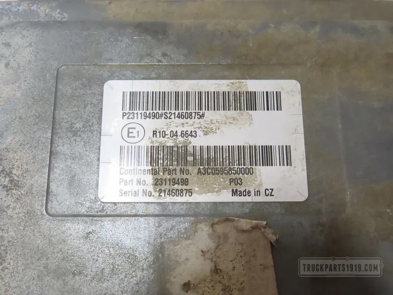 Volvo 23119490 Regeleenheid AdBlue Volvo - Styreenhet for Lastebil: bilde 2 Volvo 23119490 Regeleenheid AdBlue Volvo - Styreenhet for Lastebil: bilde 2