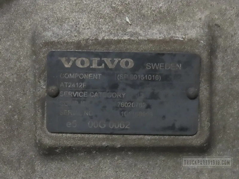 Volvo 60151016 Versnellingsbak AT2412F Volvo - Girkasse for Lastebil: bilde 3 Volvo 60151016 Versnellingsbak AT2412F Volvo - Girkasse for Lastebil: bilde 3