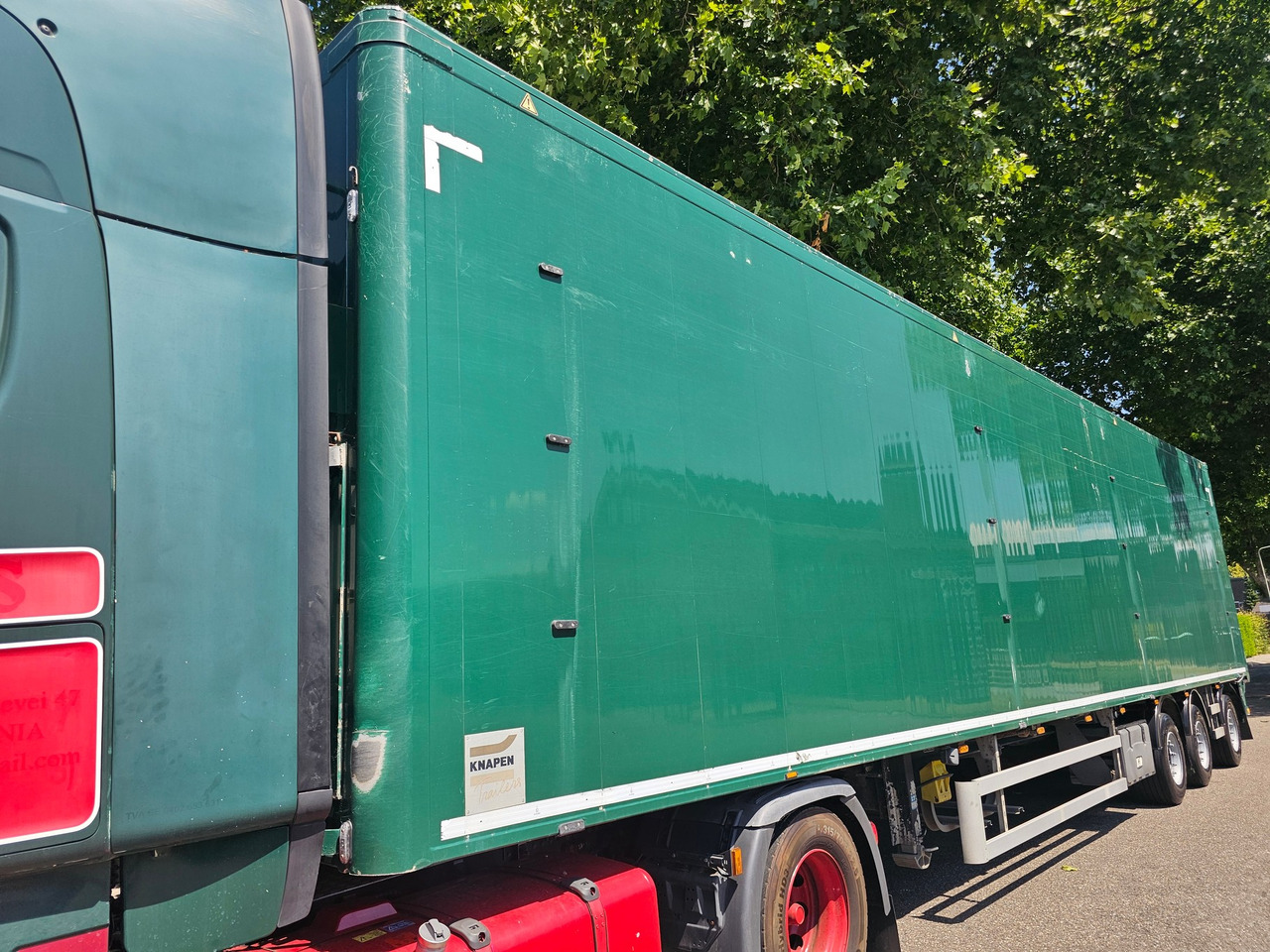 Knapen K200 With Steering Axle - Med walking floor semitrailer: bilde 5 Knapen K200 With Steering Axle - Med walking floor semitrailer: bilde 5