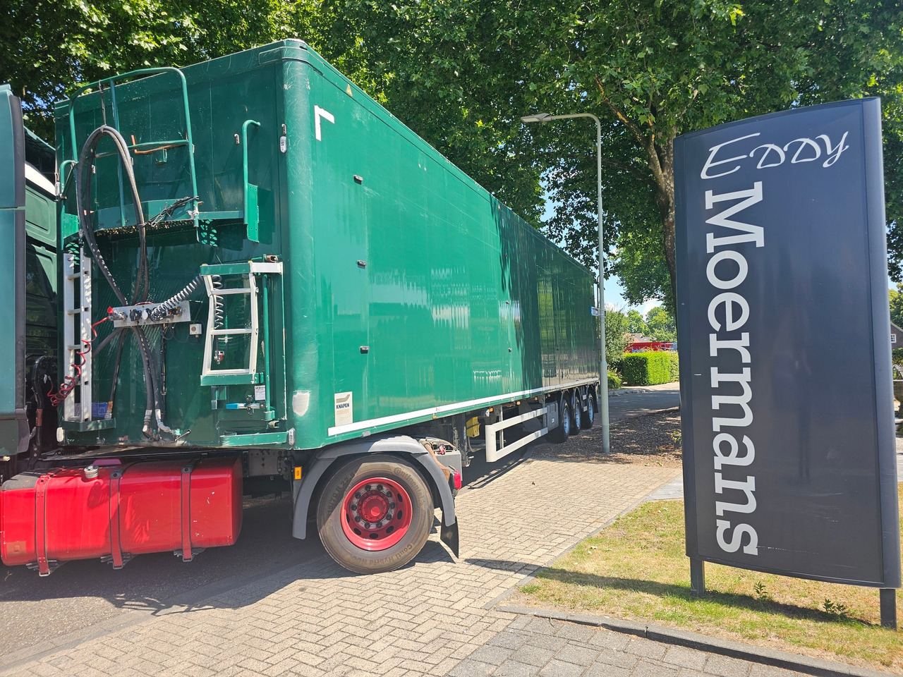 Knapen K200 With Steering Axle - Med walking floor semitrailer: bilde 1 Knapen K200 With Steering Axle - Med walking floor semitrailer: bilde 1