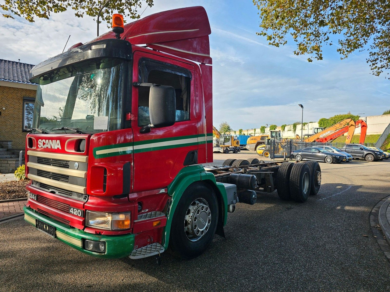 Scania P 124G 420 6x2*4 Fahrgestell - Chassis lastebil: bilde 3 Scania P 124G 420 6x2*4 Fahrgestell - Chassis lastebil: bilde 3