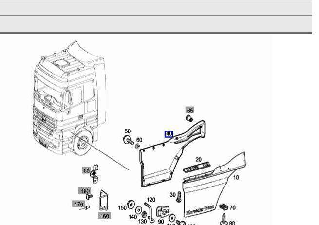 DOOR EXTENSION OUTSIDE-INSIDE LEFT AND RIGHT ACTROS MP3 MEGASPACE - Karosseri og eksteriør for Lastebil: bilde 3 DOOR EXTENSION OUTSIDE-INSIDE LEFT AND RIGHT ACTROS MP3 MEGASPACE - Karosseri og eksteriør for Lastebil: bilde 3