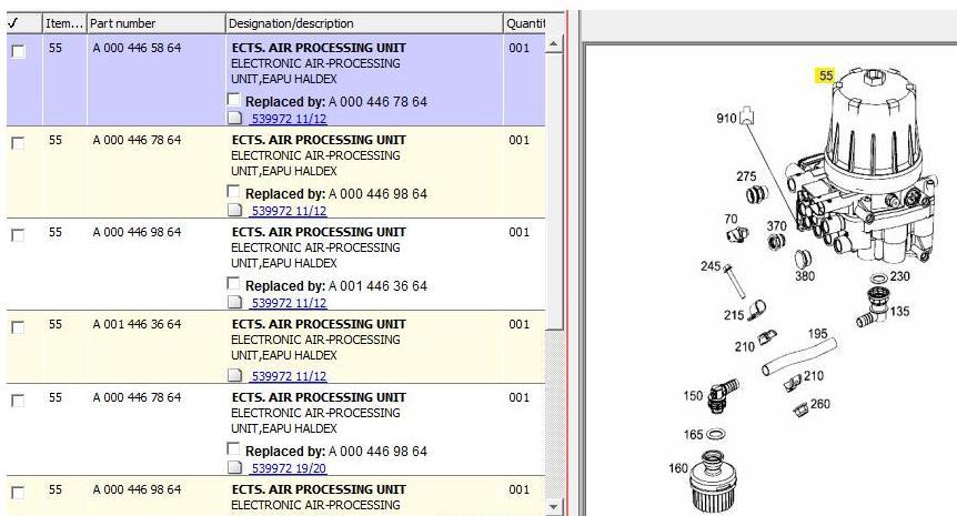 ECTS.ELECTRONIC AIR-PROCESSING UNIT EAPU HALDEX ACTROS MP4 - Bremseventil for Lastebil: bilde 4 ECTS.ELECTRONIC AIR-PROCESSING UNIT EAPU HALDEX ACTROS MP4 - Bremseventil for Lastebil: bilde 4