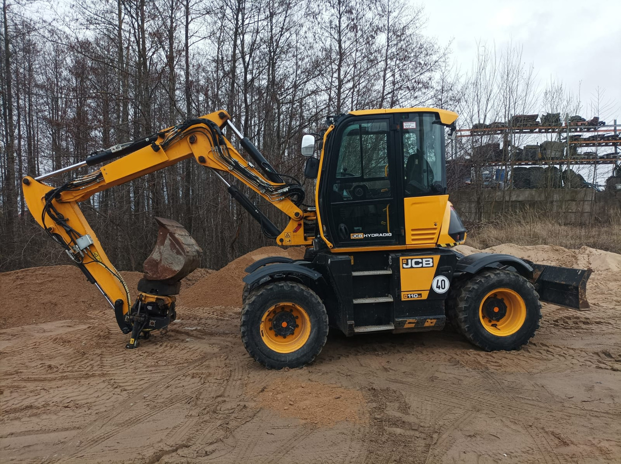 JCB HD110WT T4F - Minigraver: bilde 2 JCB HD110WT T4F - Minigraver: bilde 2