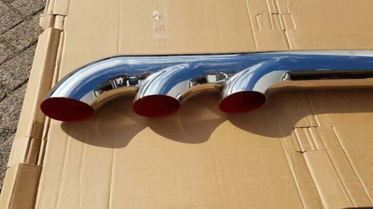 Scania RVS uitlaat gepolijst 170x54x11.2cm 000016 - Eksosrør for Lastebil: bilde 2 Scania RVS uitlaat gepolijst 170x54x11.2cm 000016 - Eksosrør for Lastebil: bilde 2