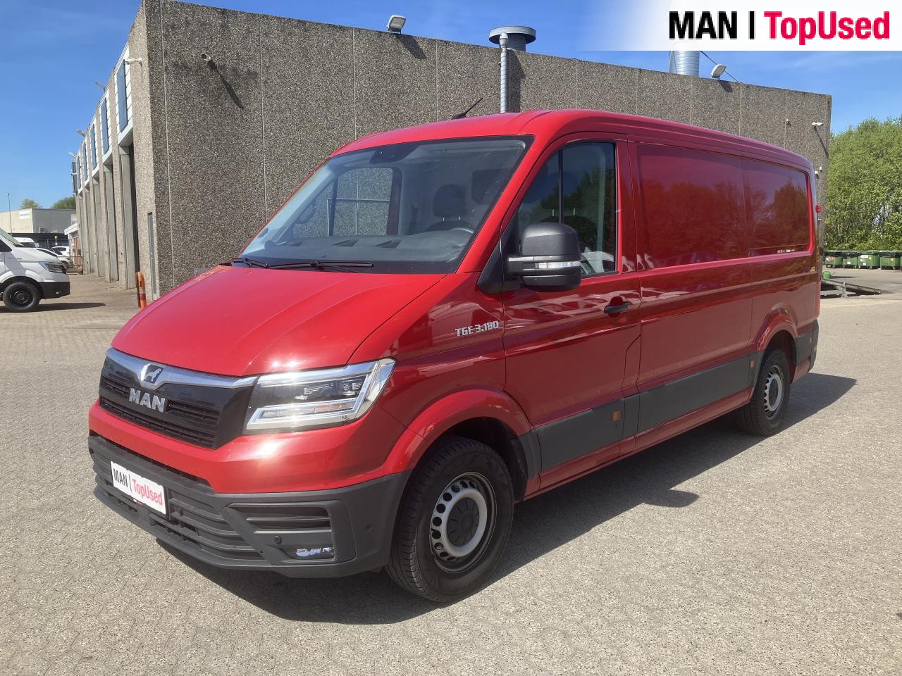 MAN TGE 3.180 4X2F SB - Kassebil: bilde 1 MAN TGE 3.180 4X2F SB - Kassebil: bilde 1