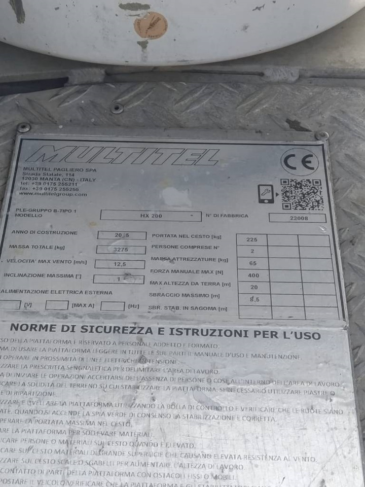 Multitel HX200 - Billift: bilde 3 Multitel HX200 - Billift: bilde 3