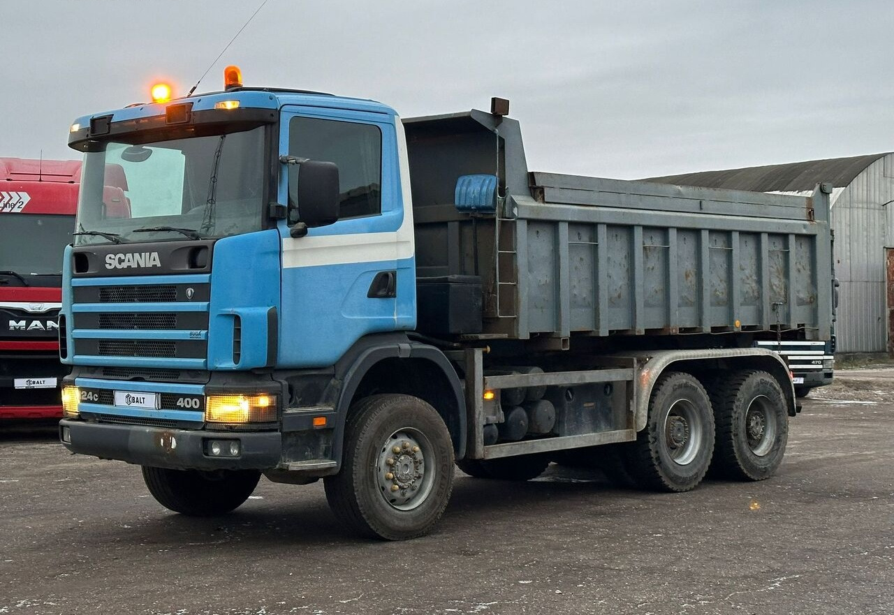 Scania 124C 6x6 steel - Tippbil: bilde 1 Scania 124C 6x6 steel - Tippbil: bilde 1