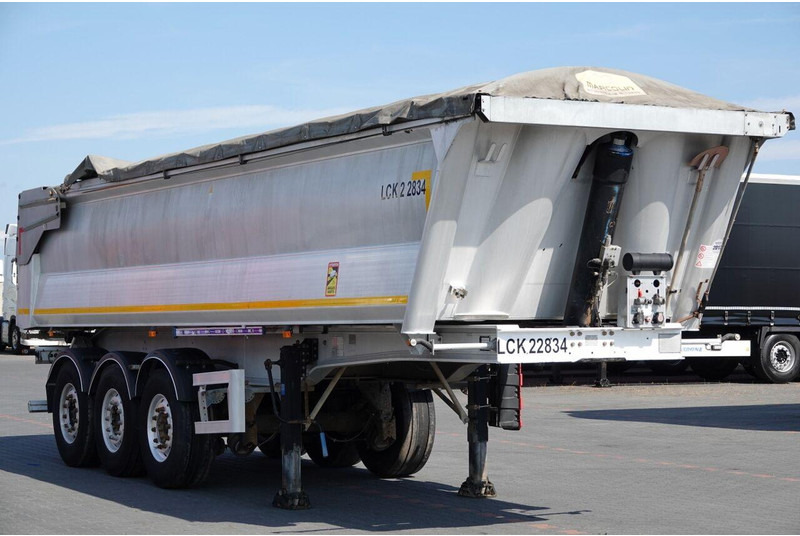 Benalu WYWROTKA 27 m3 / ALUMINIOWA / HYDRAULICZNA KLAPA / 2 OSIE PODNOS - Tippsemi: bilde 5 Benalu WYWROTKA 27 m3 / ALUMINIOWA / HYDRAULICZNA KLAPA / 2 OSIE PODNOS - Tippsemi: bilde 5