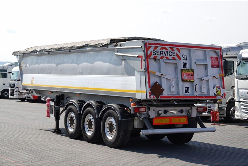 Benalu WYWROTKA 27 m3 / ALUMINIOWA / HYDRAULICZNA KLAPA / 2 OSIE PODNOS - Tippsemi: bilde 3 Benalu WYWROTKA 27 m3 / ALUMINIOWA / HYDRAULICZNA KLAPA / 2 OSIE PODNOS - Tippsemi: bilde 3