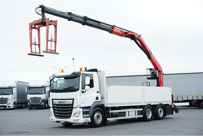 DAF CF / 480 / 6 X 2 / SKRZYNIOWY + HDS / PALFINGER PK 22 001L / OŚ - Planbil, Kranbil: bilde 1 DAF CF / 480 / 6 X 2 / SKRZYNIOWY + HDS / PALFINGER PK 22 001L / OŚ - Planbil, Kranbil: bilde 1