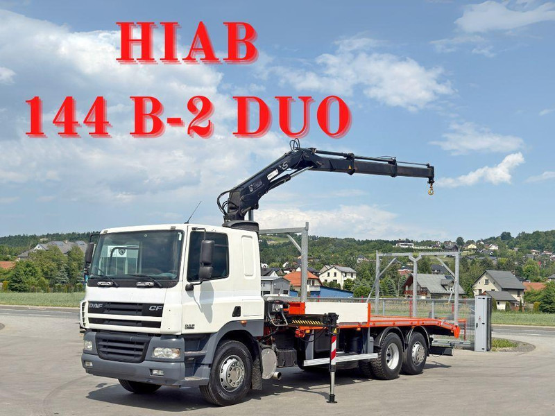 DAF CF 85.380*ABSCHLEPPWAGEN 7,20m+ HIAB 144 B-2 DUO - Bergingsbil: bilde 1 DAF CF 85.380*ABSCHLEPPWAGEN 7,20m+ HIAB 144 B-2 DUO - Bergingsbil: bilde 1