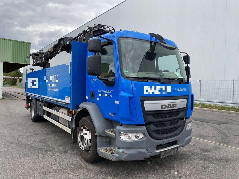 DAF LF 280 - Planbil, Kranbil: bilde 2 DAF LF 280 - Planbil, Kranbil: bilde 2