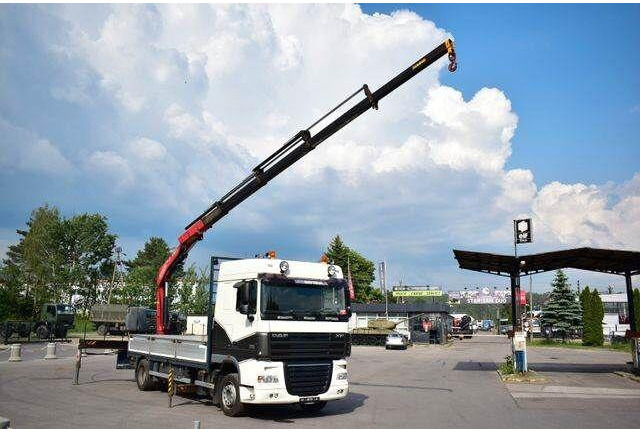 DAF XF 105.410 - Planbil, Kranbil: bilde 1 DAF XF 105.410 - Planbil, Kranbil: bilde 1