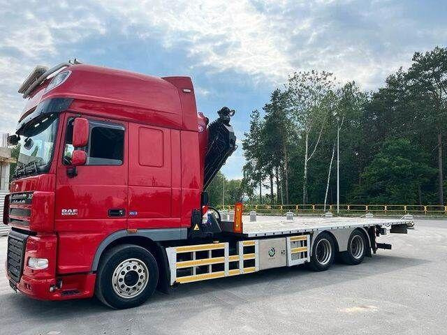 DAF XF 105 6x2 HMF 4020 EURO 5 KRAN CRANE - Planbil, Kranbil: bilde 3 DAF XF 105 6x2 HMF 4020 EURO 5 KRAN CRANE - Planbil, Kranbil: bilde 3