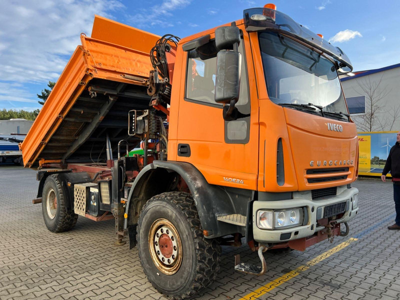 Iveco 140 E 24 4x4 + Atlas AK 65.2 A1 - Tippbil, Kranbil: bilde 3 Iveco 140 E 24 4x4 + Atlas AK 65.2 A1 - Tippbil, Kranbil: bilde 3