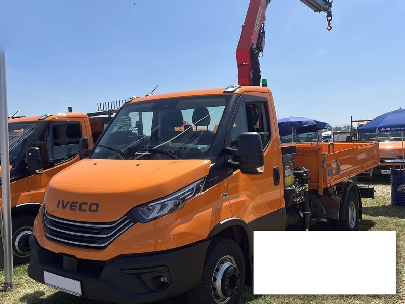 Iveco Daily 70C18H - Flatbed+crane - Planbil, Kranbil: bilde 1 Iveco Daily 70C18H - Flatbed+crane - Planbil, Kranbil: bilde 1