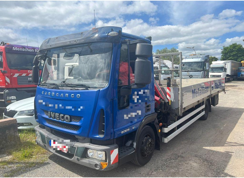 Iveco EUROCARGO ML80 E16 Lange Pritsche mit Kran - Planbil: bilde 1 Iveco EUROCARGO ML80 E16 Lange Pritsche mit Kran - Planbil: bilde 1