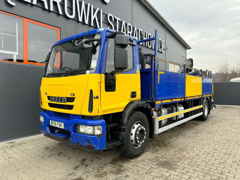 Iveco EuroCargo 180E25 - Planbil, Kranbil: bilde 1 Iveco EuroCargo 180E25 - Planbil, Kranbil: bilde 1