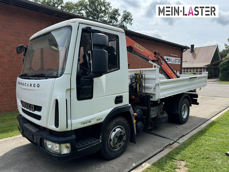 Iveco ML75E16 3-Way Meiller Tipper Crane Palfinger PK 4200 - Tippbil, Kranbil: bilde 4 Iveco ML75E16 3-Way Meiller Tipper Crane Palfinger PK 4200 - Tippbil, Kranbil: bilde 4