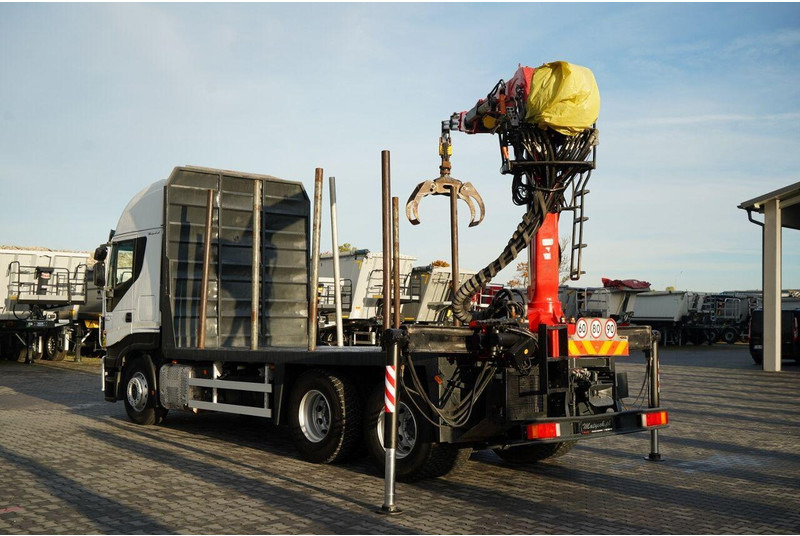 Iveco STRALIS 560 / 6X4 / DO DREWNA / DO DRZEWA / DO LASU / HDS PALFIN - Tømmerbil, Kranbil: bilde 4 Iveco STRALIS 560 / 6X4 / DO DREWNA / DO DRZEWA / DO LASU / HDS PALFIN - Tømmerbil, Kranbil: bilde 4