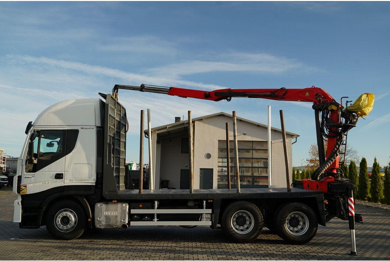 Iveco STRALIS 560 / 6X4 / DO DREWNA / DO DRZEWA / DO LASU / HDS PALFIN - Tømmerbil, Kranbil: bilde 3 Iveco STRALIS 560 / 6X4 / DO DREWNA / DO DRZEWA / DO LASU / HDS PALFIN - Tømmerbil, Kranbil: bilde 3