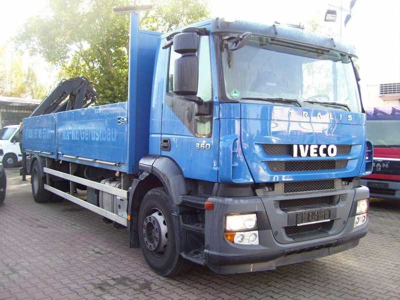 Iveco Stralis 360 - Planbil, Kranbil: bilde 2 Iveco Stralis 360 - Planbil, Kranbil: bilde 2
