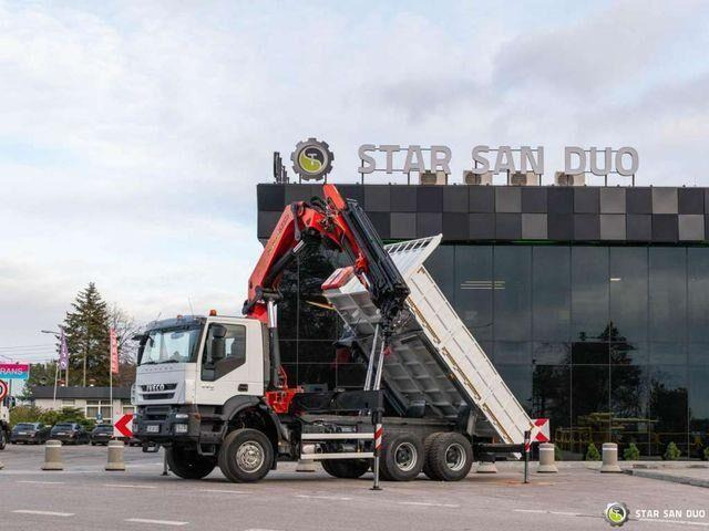 Iveco TRAKKER 360 6x6 PALFINGER PK 36002 Crane Kipper - Tippbil, Kranbil: bilde 1 Iveco TRAKKER 360 6x6 PALFINGER PK 36002 Crane Kipper - Tippbil, Kranbil: bilde 1