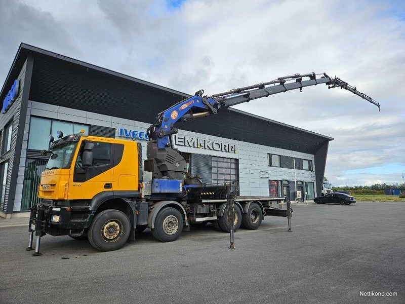 Iveco Trakker 410 - Planbil, Kranbil: bilde 1 Iveco Trakker 410 - Planbil, Kranbil: bilde 1