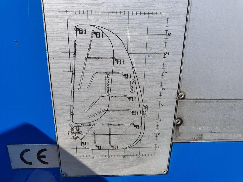 Leie Iveco Eurocargo ML 180 E 24 - Bizocchi KJF 320 lifting basket 32 m Iveco Eurocargo ML 180 E 24 - Bizocchi KJF 320 lifting basket 32 m: bilde 9