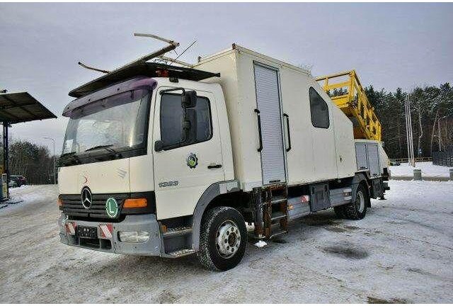 Mercedes-Benz ATEGO 1323 PK 8000T RAIL Platform - Lastebil, Kranbil: bilde 2 Mercedes-Benz ATEGO 1323 PK 8000T RAIL Platform - Lastebil, Kranbil: bilde 2