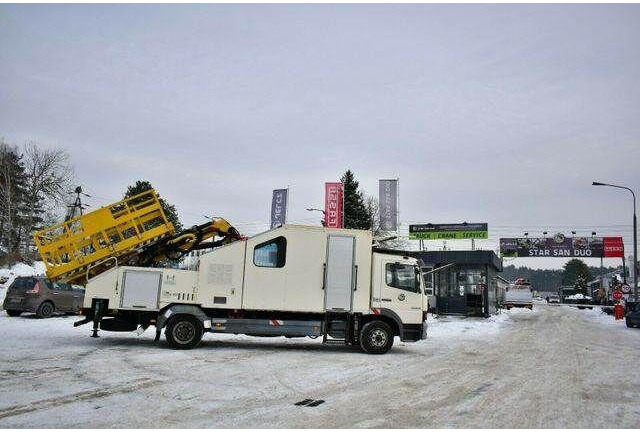 Mercedes-Benz ATEGO 1323 PK 8000T RAIL Platform - Lastebil, Kranbil: bilde 4 Mercedes-Benz ATEGO 1323 PK 8000T RAIL Platform - Lastebil, Kranbil: bilde 4