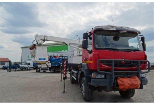 Renault KERAX 410.19 4x4 Emelőkosaras Cela 17m - Lastebil, Kranbil: bilde 1 Renault KERAX 410.19 4x4 Emelőkosaras Cela 17m - Lastebil, Kranbil: bilde 1