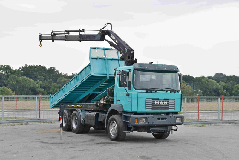 MAN 27-314 - Tippbil, Kranbil: bilde 2 MAN 27-314 - Tippbil, Kranbil: bilde 2