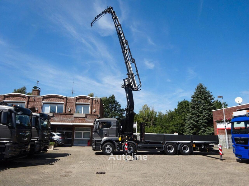 MAN 35.510 - Flatbed+crane - Planbil, Kranbil: bilde 1 MAN 35.510 - Flatbed+crane - Planbil, Kranbil: bilde 1