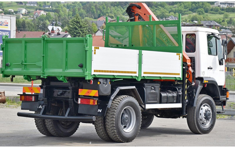 Tippbil, Kranbil MAN LE 18.280 Kipper 3,70 m + PK 9501 /4x4: bilde 6