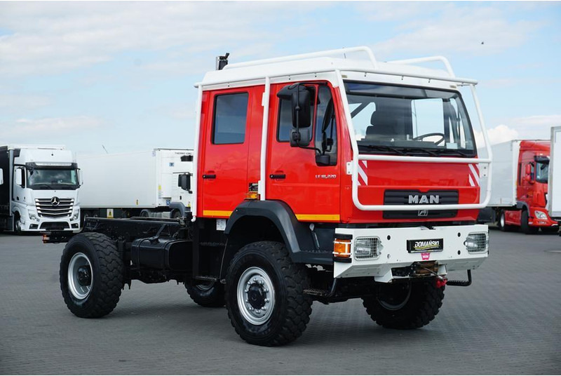 MAN LE 220 / 4 X 4 / DOKA / DO ZABUDOWY / KAMPER - Chassis lastebil: bilde 1 MAN LE 220 / 4 X 4 / DOKA / DO ZABUDOWY / KAMPER - Chassis lastebil: bilde 1