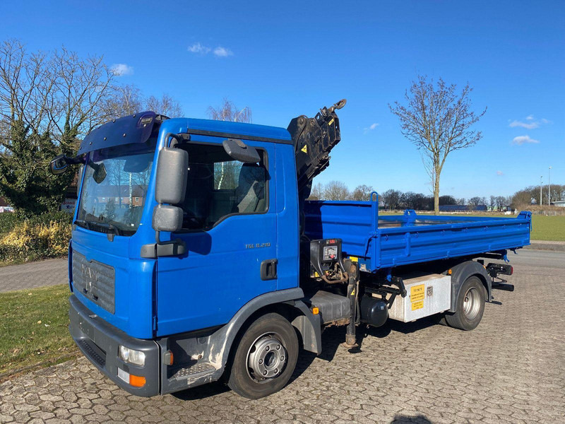 MAN TGL 8.210 M Tipper + Crane Hiab - Tippbil, Kranbil: bilde 2 MAN TGL 8.210 M Tipper + Crane Hiab - Tippbil, Kranbil: bilde 2