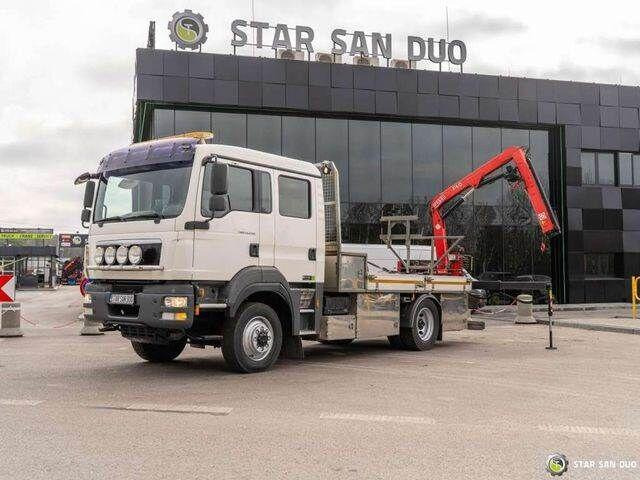 MAN TGM 13.290 4x4 BI FASSI F40B22 Crane Camper - Planbil, Kranbil: bilde 1 MAN TGM 13.290 4x4 BI FASSI F40B22 Crane Camper - Planbil, Kranbil: bilde 1