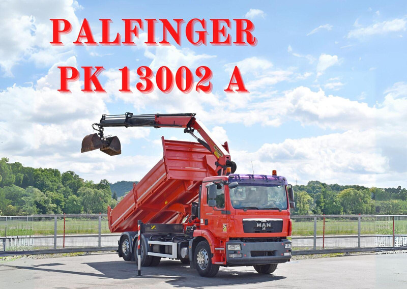 MAN TGM 26.340 - Tippbil, Kranbil: bilde 1 MAN TGM 26.340 - Tippbil, Kranbil: bilde 1