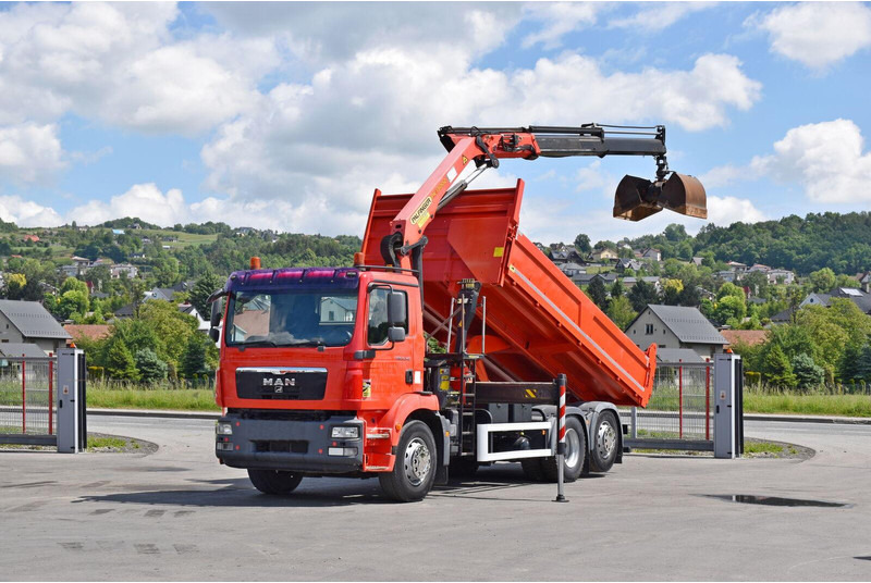 MAN TGM 26.340 - Tippbil, Kranbil: bilde 2 MAN TGM 26.340 - Tippbil, Kranbil: bilde 2