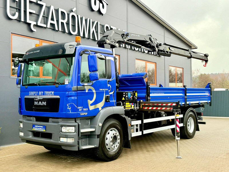 Leie MAN TGM TGL TGS 18.250 // wywrotka 3-S + HDS HMF 1420 - K2 // bu MAN TGM TGL TGS 18.250 // wywrotka 3-S + HDS HMF 1420 - K2 // bu: bilde 10