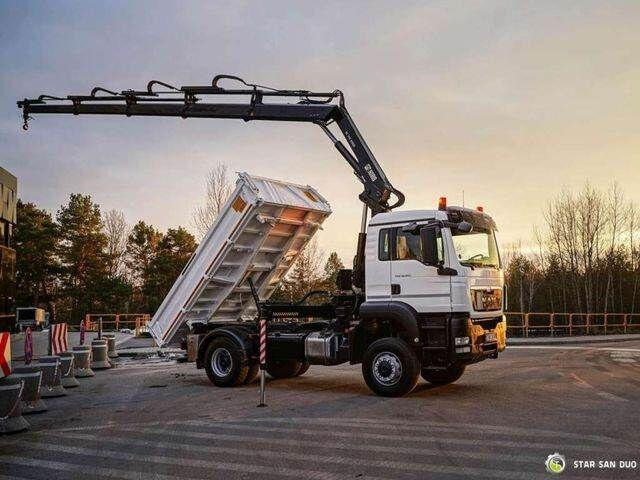 MAN TGS 18.360 4x4 HIAB 144 E-4 Crane Kipper - Tippbil, Kranbil: bilde 3 MAN TGS 18.360 4x4 HIAB 144 E-4 Crane Kipper - Tippbil, Kranbil: bilde 3