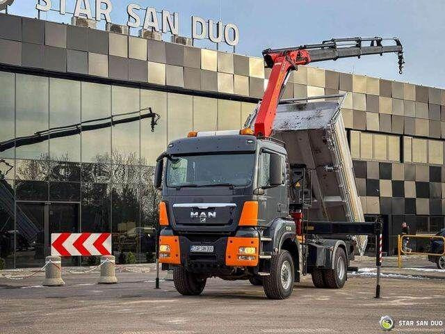 MAN TGS 18.480 PALFINGER PK 16502 HDS Crane,Kipper - Tippbil, Kranbil: bilde 3 MAN TGS 18.480 PALFINGER PK 16502 HDS Crane,Kipper - Tippbil, Kranbil: bilde 3