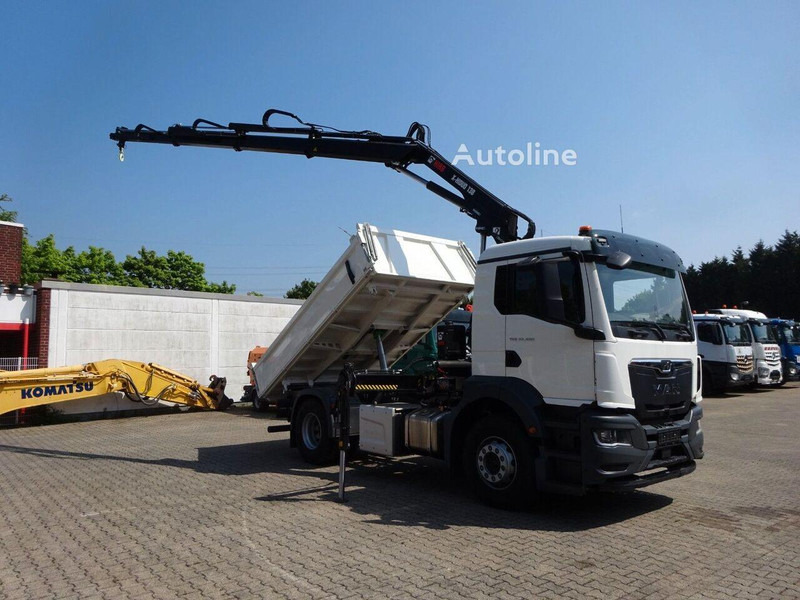 MAN TGS 22.400 - 3 way tipper + crane - Tippbil, Kranbil: bilde 5 MAN TGS 22.400 - 3 way tipper + crane - Tippbil, Kranbil: bilde 5