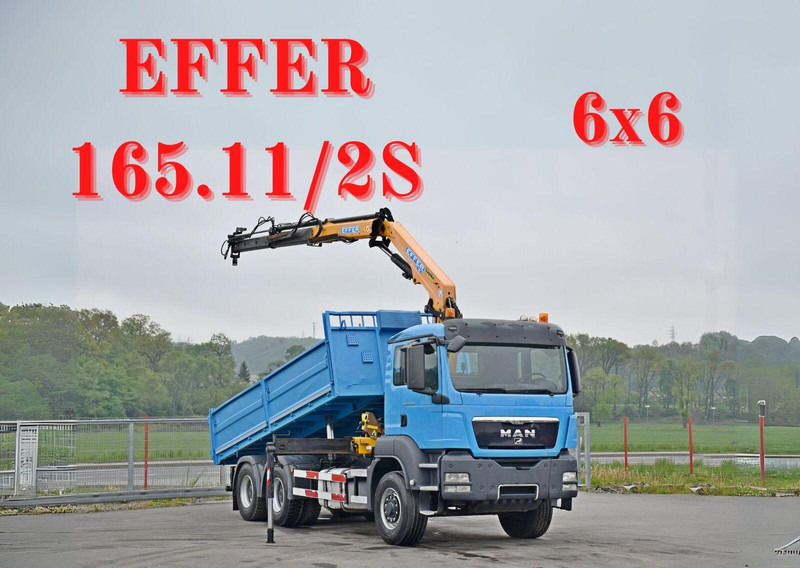MAN TGS 26.360 - Tippbil, Kranbil: bilde 1 MAN TGS 26.360 - Tippbil, Kranbil: bilde 1