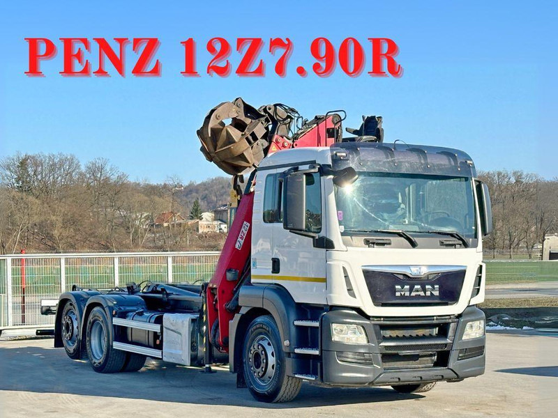 MAN TGS 26.400 Abrollkipper* PENZ 12Z7.90R* TOP - Krokbil, Kranbil: bilde 1 MAN TGS 26.400 Abrollkipper* PENZ 12Z7.90R* TOP - Krokbil, Kranbil: bilde 1