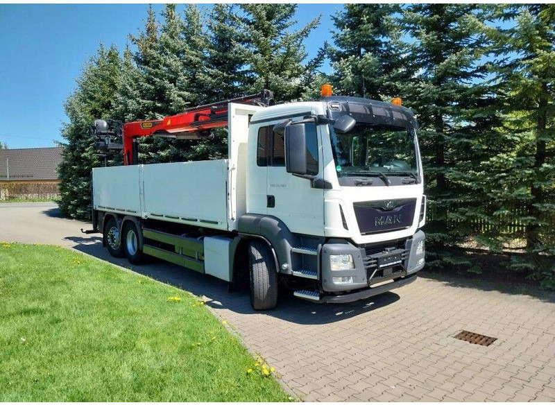 MAN TGS 26.400 Flatbed + Crane Palfinger PK 23001L - Planbil, Kranbil: bilde 3 MAN TGS 26.400 Flatbed + Crane Palfinger PK 23001L - Planbil, Kranbil: bilde 3