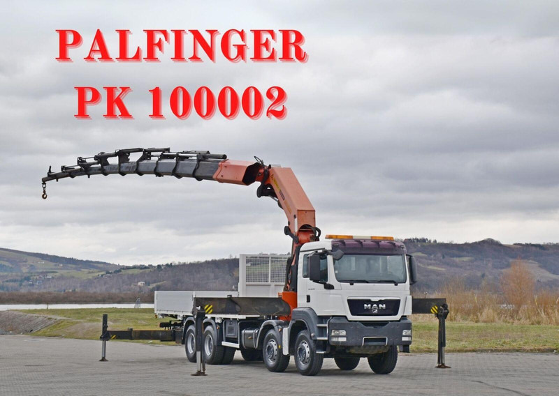 MAN TGS 35.400 - Tippbil, Kranbil: bilde 1 MAN TGS 35.400 - Tippbil, Kranbil: bilde 1
